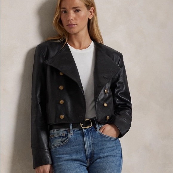 Polo Ralph Lauren Jackets & Blazers - Polo by Ralph Lauren Black Leather Jacket